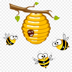 Honey bee Beehive Bumblebee Clip art - bee png download - 1000*1000 ...