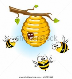 Beehive On A Tree Clipart - clipartsgram.com | Bees | Pinterest ...