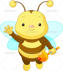 Cute baby Bee | Bumble bee cartoon, Brown bugs and Bee icon
