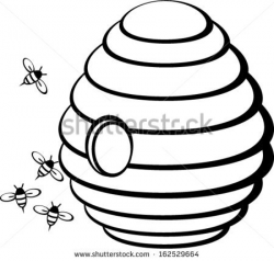 Beehive Drawing at GetDrawings.com | Free for personal use Beehive ...
