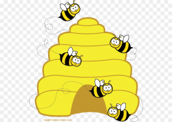 Beehive Honeycomb Clip art - bee theme png download - 597*640 - Free ...