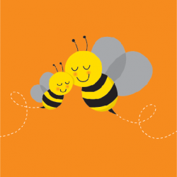Two Bees | Clipart | The Arts | Image | PBS LearningMedia