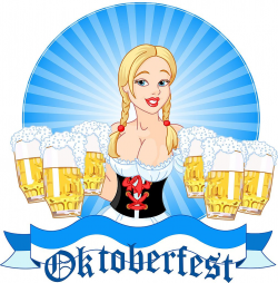 German beer girl clipart