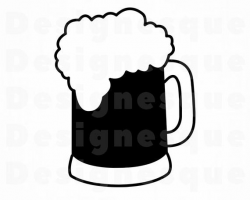 Beer #2 SVG, Beer Mug SVG, Beer SVG, Beer Mug Clipart, Beer Files for  Cricut, Beer Cut Files For Silhouette, Beer Dxf, Png, Eps, Beer Files