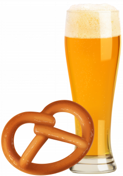 Oktoberfest Beer and Pretzel Transparent Clip Art Image | Gallery ...