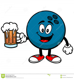 Bowling clipart beer - Pencil and in color bowling clipart beer