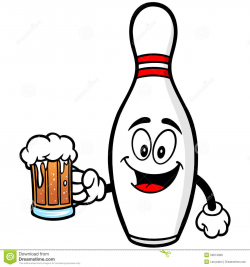 Beer clipart bowling - Pencil and in color beer clipart bowling