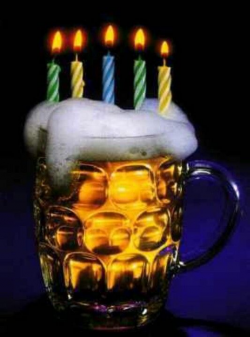 Happy Birthday Beer Clipart