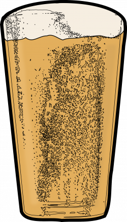 Clipart - Pint of Beer - Colour