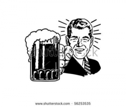 Retro Beer Guy - Clip Art | beer | Beer mug clip art, Beer ...