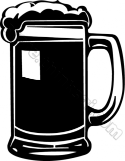 Beer Silhouette Clipart
