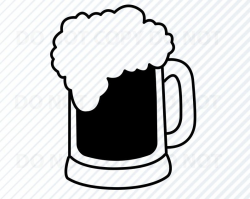 Beer #1 SVG Files for Cricut - Beer mug Vector Images ...