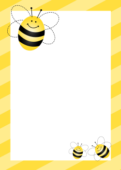 Bee Border Cliparts - Cliparts Zone