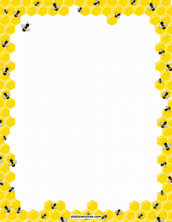 Bees Clipart Border - ClipartUse