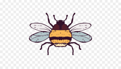 European dark bee Insect Honey bee Clip art - bees png download ...