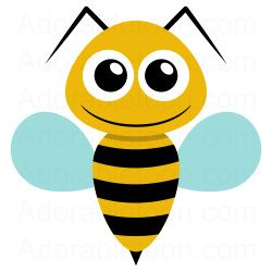 Bee clipart | Łąka ( motyle,owady,biedronki) | Pinterest | Bee ...