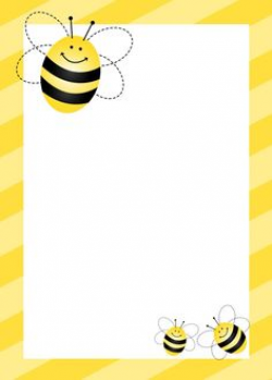 A page border with bees and honeycombs. Free downloads at http ...