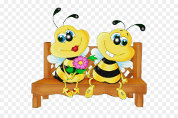 Honey bee Pollination Bumblebee Clip art - bee cartoon png download ...
