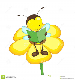 Bee A Reader Clipart