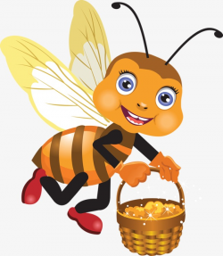 Worker Bees, Bee, Collecting Nectar PNG Image and Clipart for Free ...