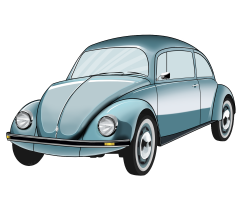 Volkswagen Beetle Blue PNG Clipart - Download free images in PNG
