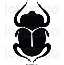 beetle-clipart-black-and-white-royalty-free-vector-of-a-black-and ...
