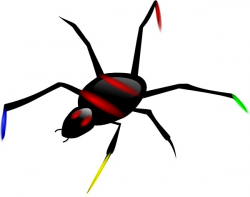 Insect Spider clip art Free vector in Open office drawing svg ( .svg ...