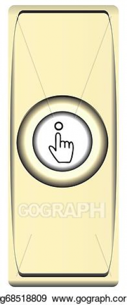 Stock Illustration - Button brass bell. Clipart gg68518809 - GoGraph