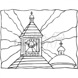 Royalty-Free Church bells 164839 vector clip art image - WMF ...