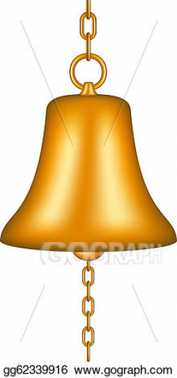 EPS Illustration - Golden bell. Vector Clipart gg62339916 - GoGraph