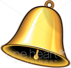 Gold Wedding Bell | Wedding Bell Clipart