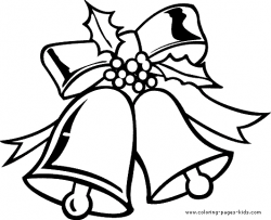 Christmas Bells Coloring Pages for kids - Coloring Point - Coloring ...
