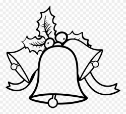 Bell Drawing Happy - Christmas Bell To Color Clipart ...