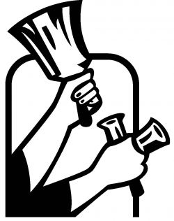 Hand Bell Clipart Black And White - Letters