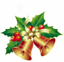 Christmas Bells with Mistletoe Ornament PNG Clipart | Gallery ...