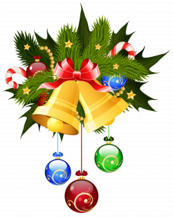 Christmas Bells and Ornaments Transparent PNG Clip Art Image ...