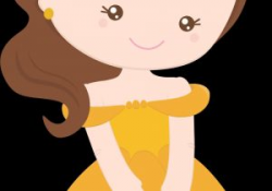 Bell beauty and the beast belle clipart princess pencil in color ...