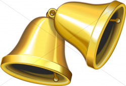 Ringing Bells Used for Festive Holiday Occasion | Church Bell Clipart