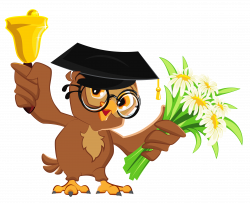 Owl with School Bell PNG Clipart Picture | Gallery Yopriceville ...
