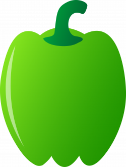 Green Bell Pepper - Free Clip Art