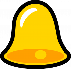 Clipart - Yellow Bell Icon that looks cool with lots of title words ...
