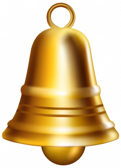 Golden Bell PNG Clip Art Image | Gallery Yopriceville - High ...