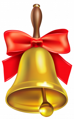 Gold School Bell PNG Clipart Picture | Gallery Yopriceville - High ...