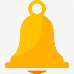 A Yellow Bell, Bell, Cartoon, Yellow PNG Image and Clipart for Free ...