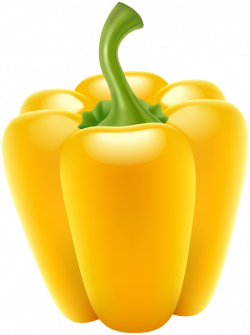 Yellow Bell Pepper Transparent PNG Clip Art Image | Gallery ...
