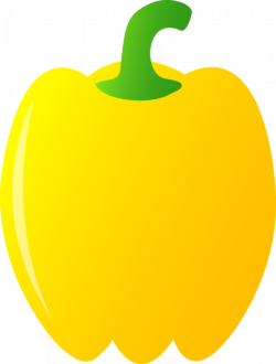 Yellow Bell Pepper - Free Clip Art