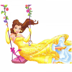 Princess Belle - Cartoon Clipart