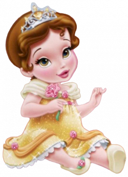Baby Princess Belle Clipart