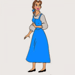 Disney Movie Princesses: Belle coloring pages