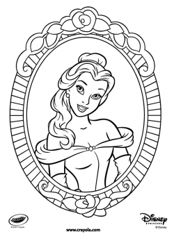 Coloring Pages Belle Free Coloring Library